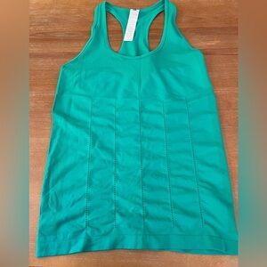 Fabletics Green Racerback Sleeveless Delta Tank Top NWT large